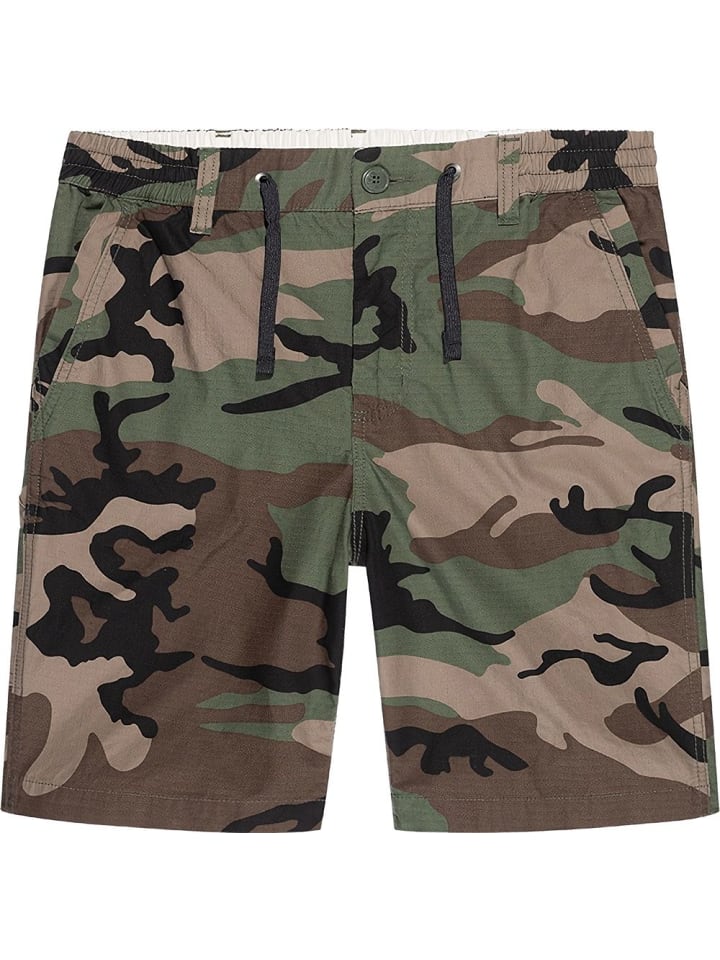 Короткие рабочие шорты в камуфляже Vintage Industries
Короткие рабочие шорты в камуфляже Vintage Industries