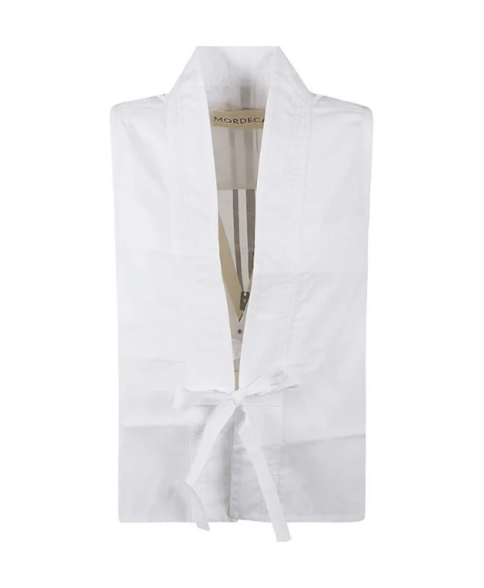 Жилет без рукавов с воротником Mordecai, белый
Жилет без рукавов с воротником Mordecai, белый