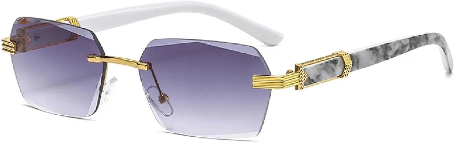 Роскошные безободковые мужские солнцезащитные очки, модные женские очки для активного отдыха с защитой от УФ-излучения UV400 TOIPASTN, Gold Gradient Gray
Роскошные безободковые мужские солнцезащитные очки, модные женские очки для активного отдыха с защитой от УФ-излучения UV400 TOIPASTN, Gold Gradient Gray