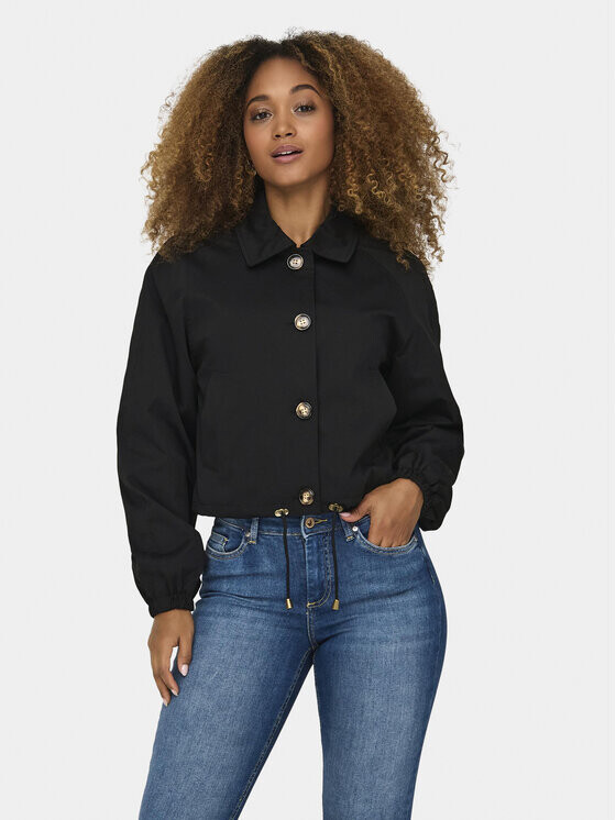 Переходная куртка стандартного кроя Only, черный
Переходная куртка стандартного кроя Only, черный