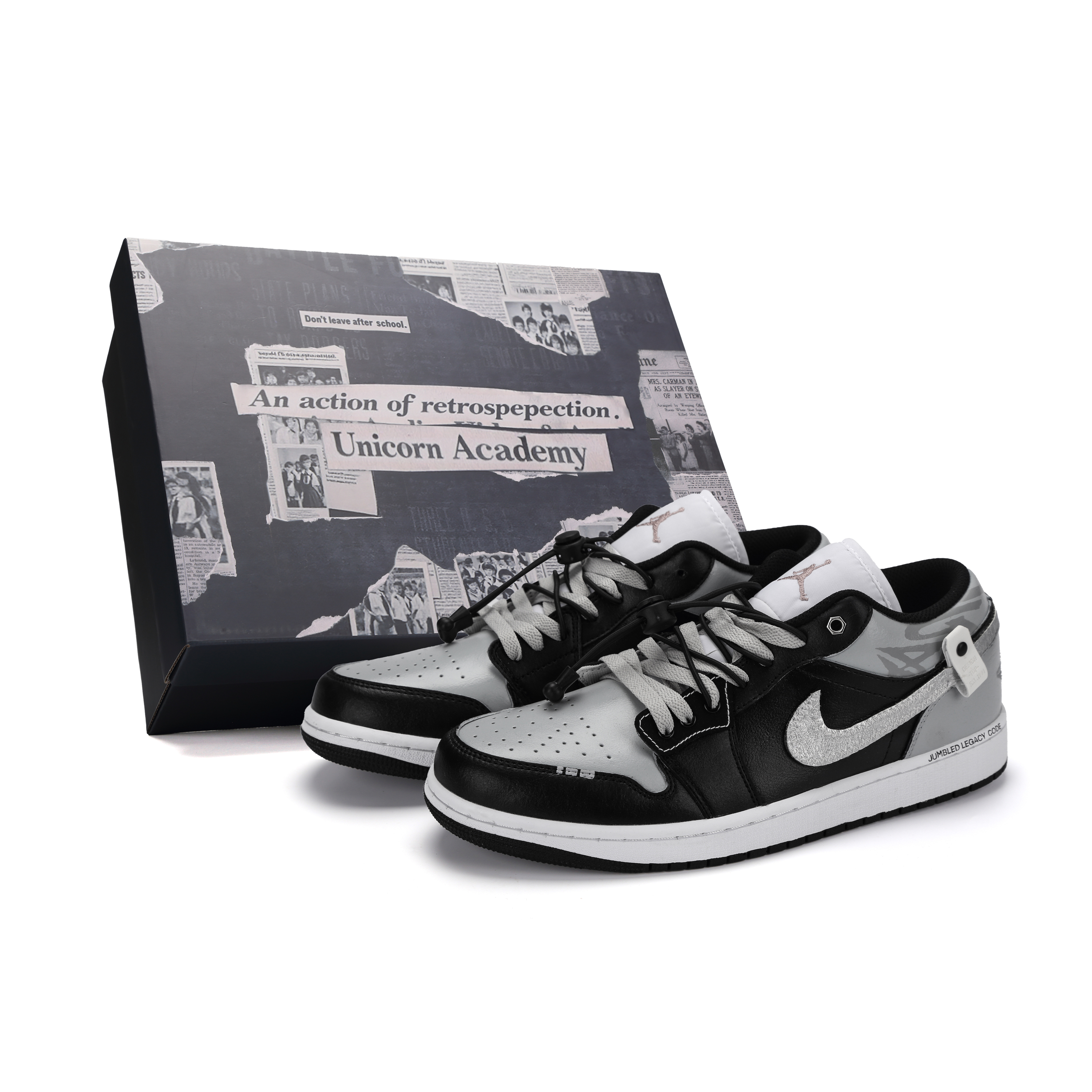 Jordan Баскетбольные кроссовки Air 1 Chaotic Code с низким верхом, износостойкие, винтажные, мужские, черно-серые
Jordan Баскетбольные кроссовки Air 1 Chaotic Code с низким верхом, износостойкие, винтажные, мужские, черно-серые