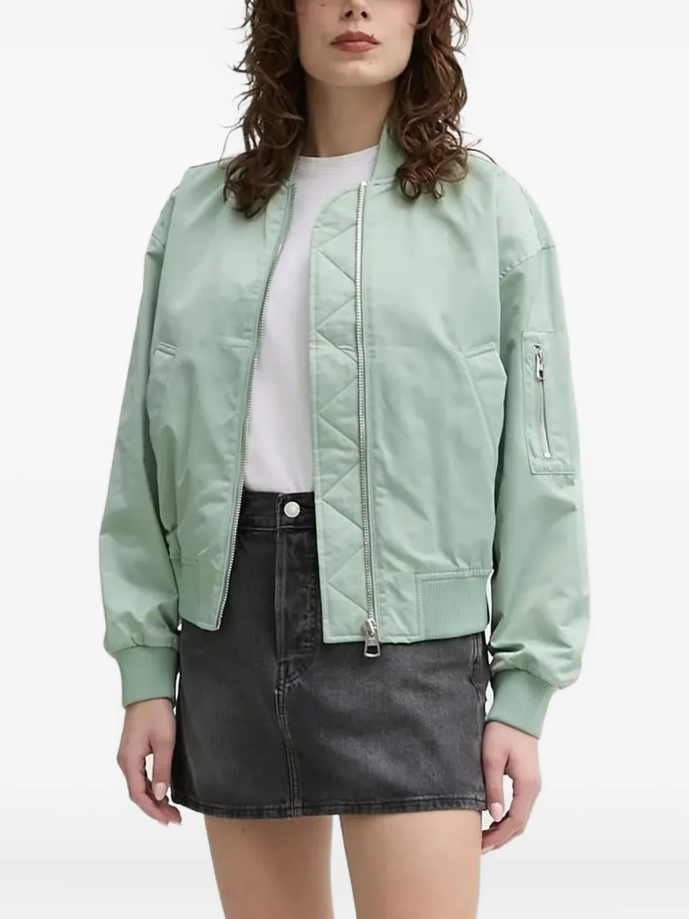 Куртка-бомбер с карманами на молнии Marc O'Polo, зеленый
Куртка-бомбер с карманами на молнии Marc O'Polo, зеленый