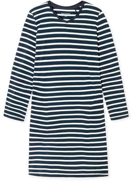Ночная рубашка в повседневном стиле Schiesser, синий
Ночная рубашка в повседневном стиле Schiesser, синий