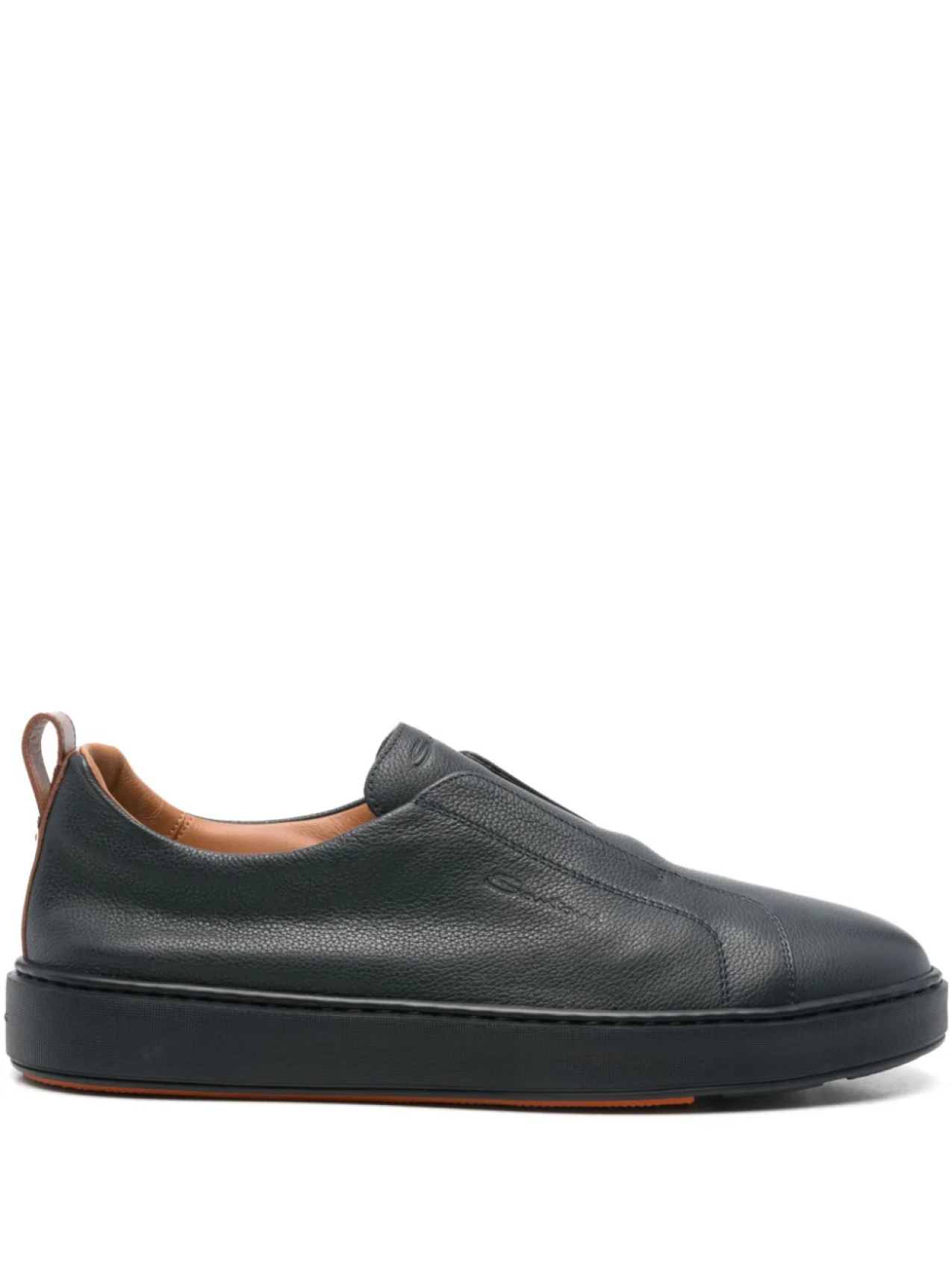 Кроссовки без застежек Santoni, синий
Кроссовки без застежек Santoni, синий