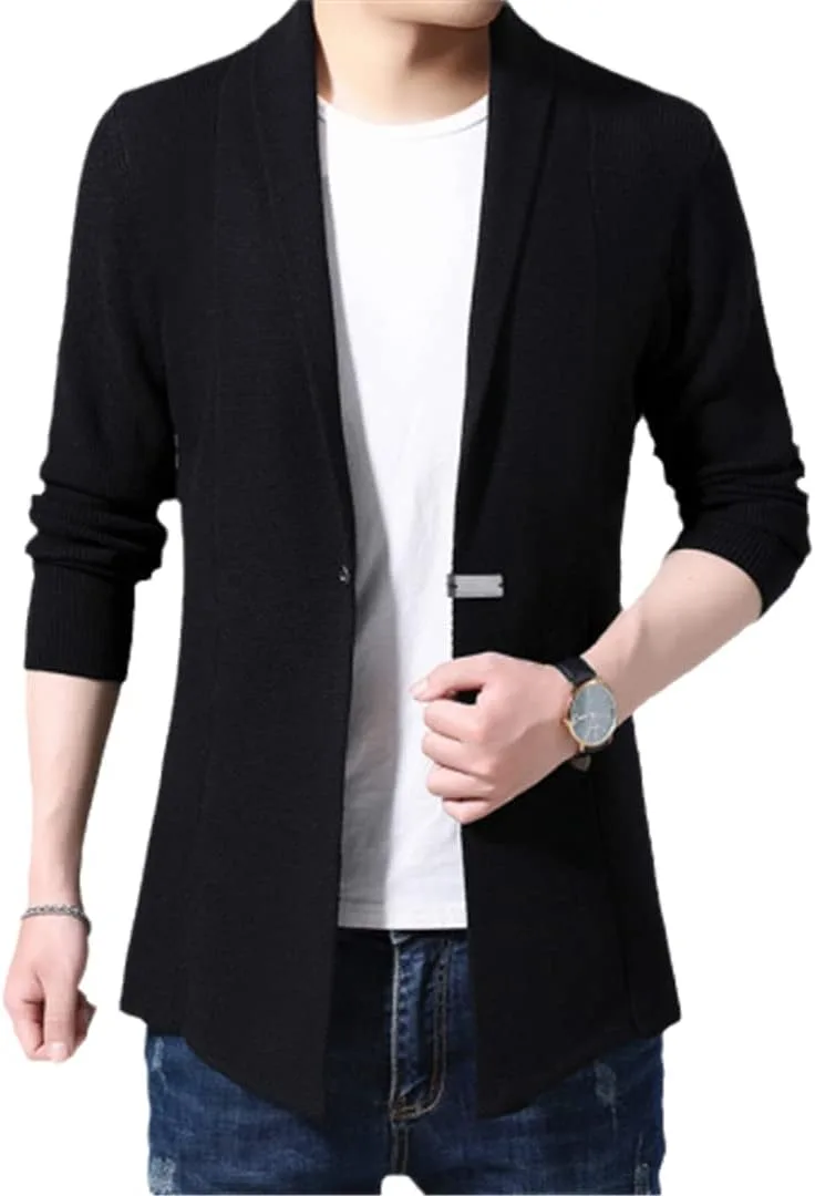 Кардиган мужской весна-осень Casual однотонный длинный свитер ветровка однобортный Bciopll
Кардиган мужской весна-осень Casual однотонный длинный свитер ветровка однобортный Bciopll