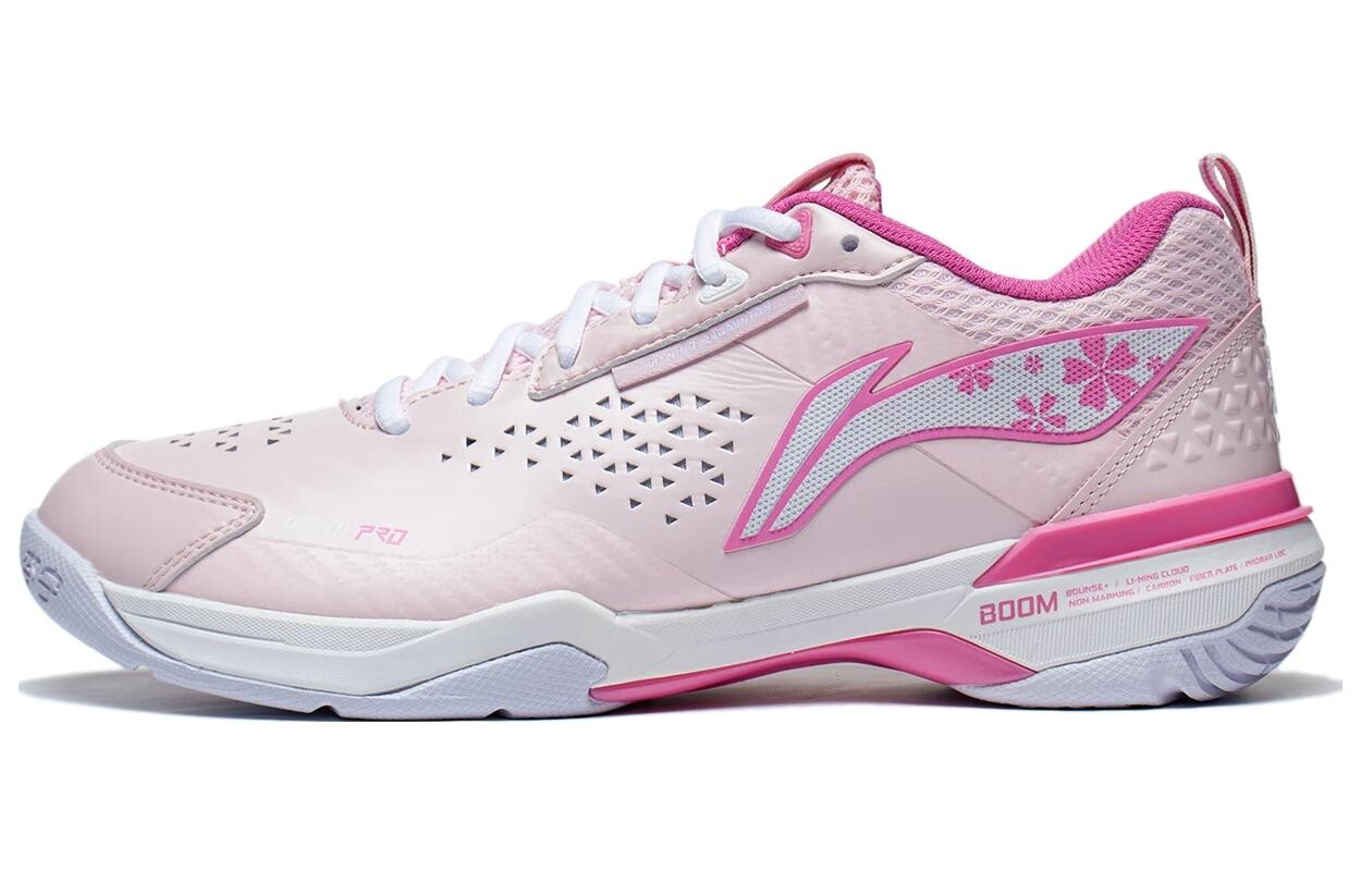 Кроссовки Blade Pro Badminton унисекс с низким верхом розового цвета Lining 
Кроссовки Blade Pro Badminton унисекс с низким верхом розового цвета Lining