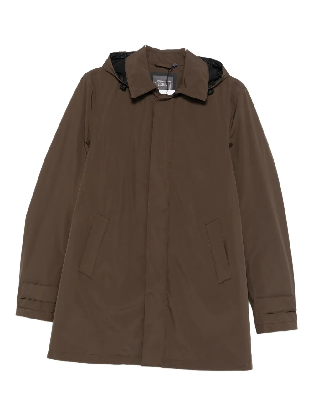 Пальто с капюшоном и потайной молнией Herno, коричневый
Пальто с капюшоном и потайной молнией Herno, коричневый