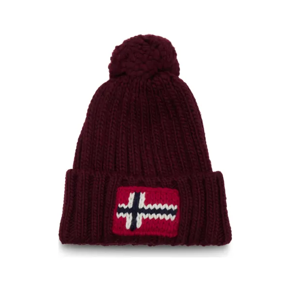 Шапка с добавлением шерсти Napapijri, бургунди
Шапка с добавлением шерсти Napapijri, бургунди