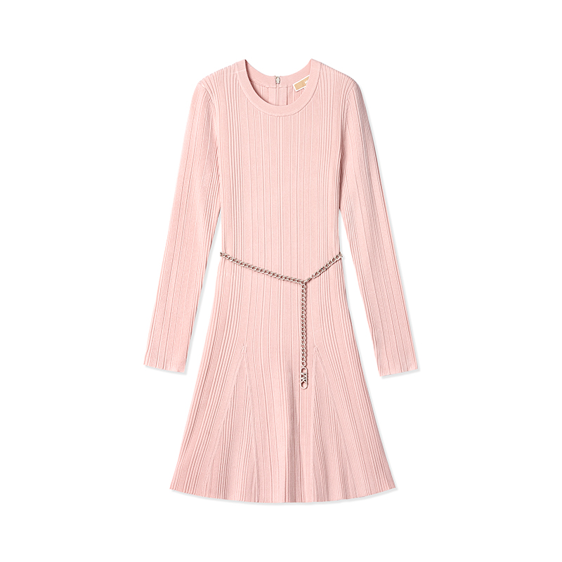 Мини-платье с цепным поясом MICHAEL KORS, розовый
Мини-платье с цепным поясом MICHAEL KORS, розовый