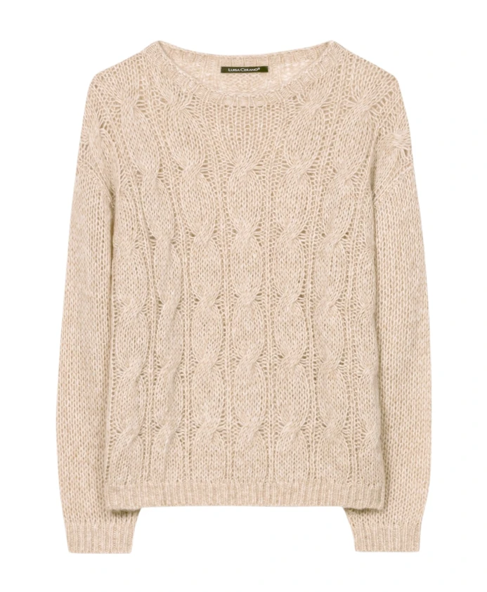 Свитер крупной вязки Luisa Cerano, бежевый
Свитер крупной вязки Luisa Cerano, бежевый