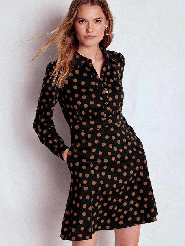 Платье-рубашка Orla с длинными рукавами в горох из хлопкового микса Boden
Платье-рубашка Orla с длинными рукавами в горох из хлопкового микса Boden