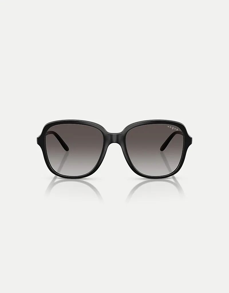 Солнцезащитные очки Vogue Square с серыми линзами в черном цвете
Солнцезащитные очки Vogue Square с серыми линзами в черном цвете