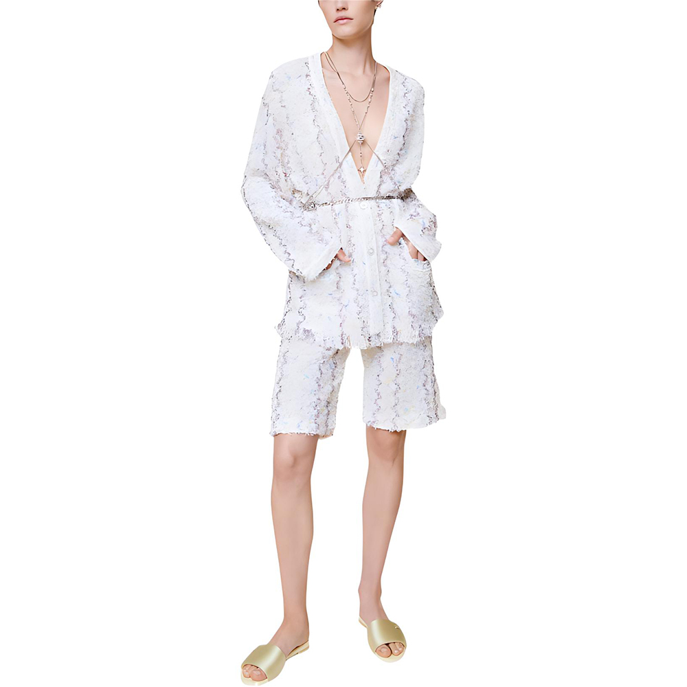 CHANEL Вязаный свитер SS22 женский белый
CHANEL Вязаный свитер SS22 женский белый