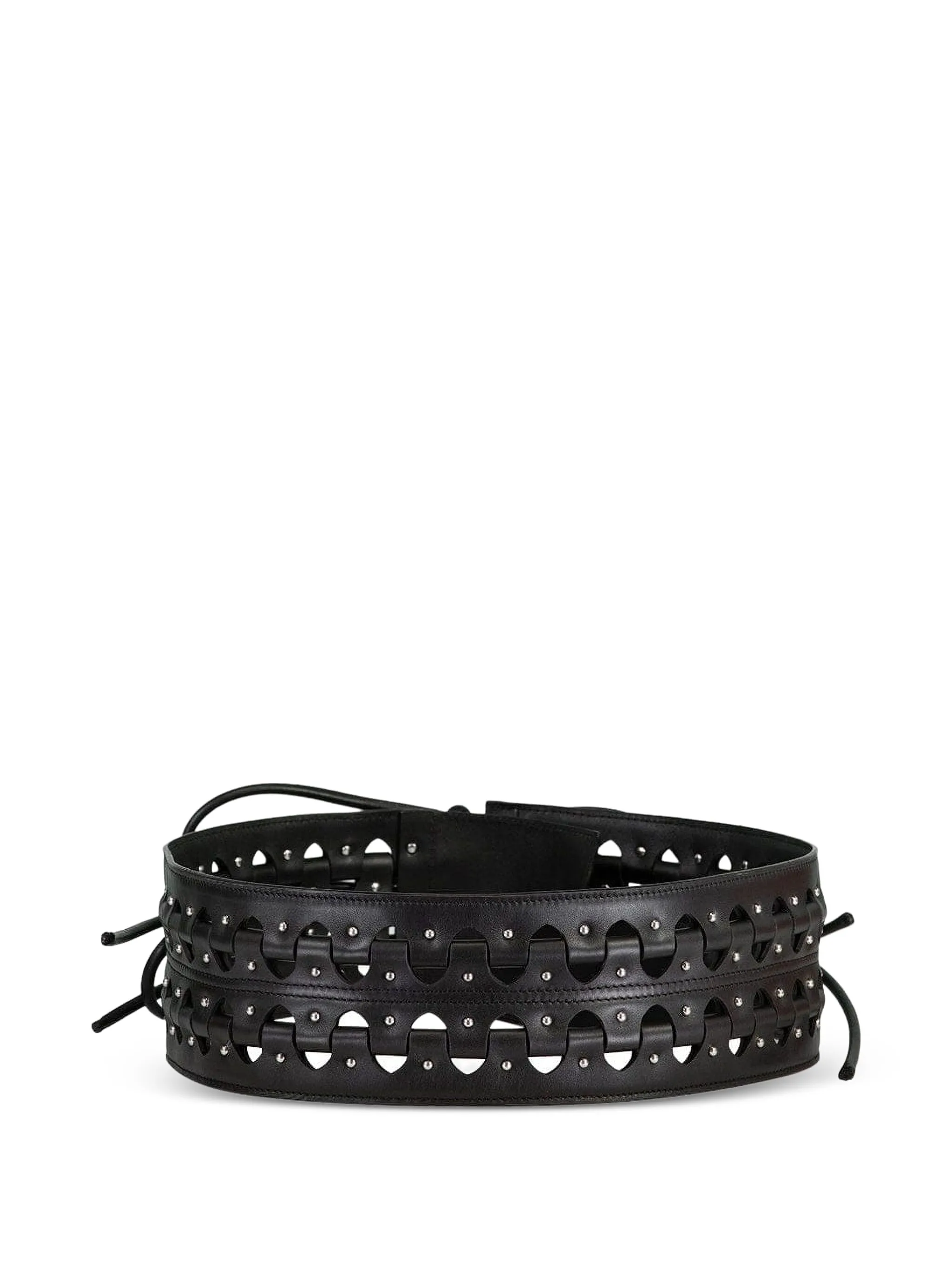 Ремень с перфорацией Alaïa, черный
Ремень с перфорацией Alaïa, черный