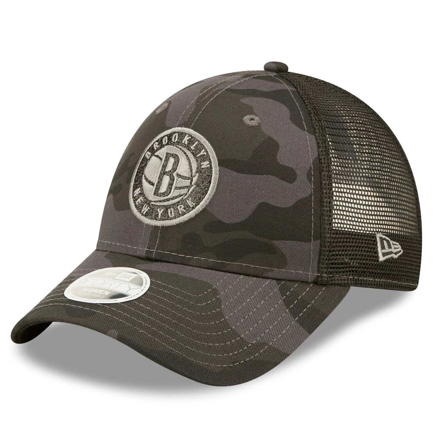 Женская темно-серая кепка New Era Brooklyn Nets Camo Glam 9FORTY Trucker Snapback New Era
Женская темно-серая кепка New Era Brooklyn Nets Camo Glam 9FORTY Trucker Snapback New Era