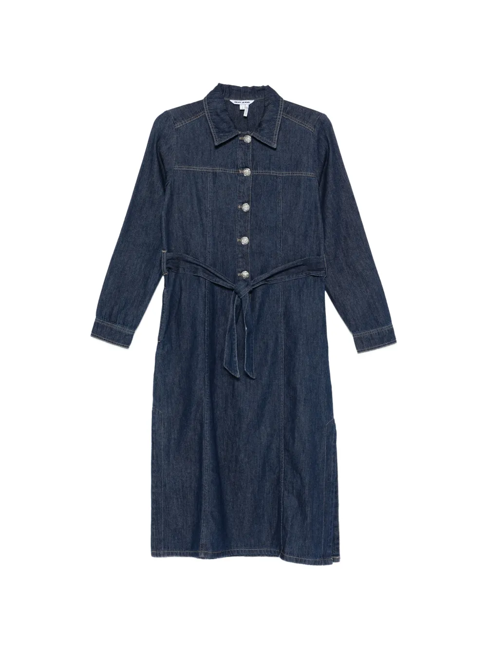 Платье миди с поясом из той же ткани Dkny, синий
Платье миди с поясом из той же ткани Dkny, синий