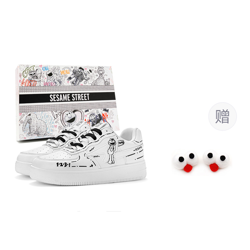 SESAME STREET Унисекс белые платформенные скейтерские кроссовки с противоскользящей подошвой, устойчивые к истиранию, легкие, увеличивающие рост, с застежкой-пряжкой
SESAME STREET Унисекс белые платформенные скейтерские кроссовки с противоскользящей подошвой, устойчивые к истиранию, легкие, увеличивающие рост, с застежкой-пряжкой