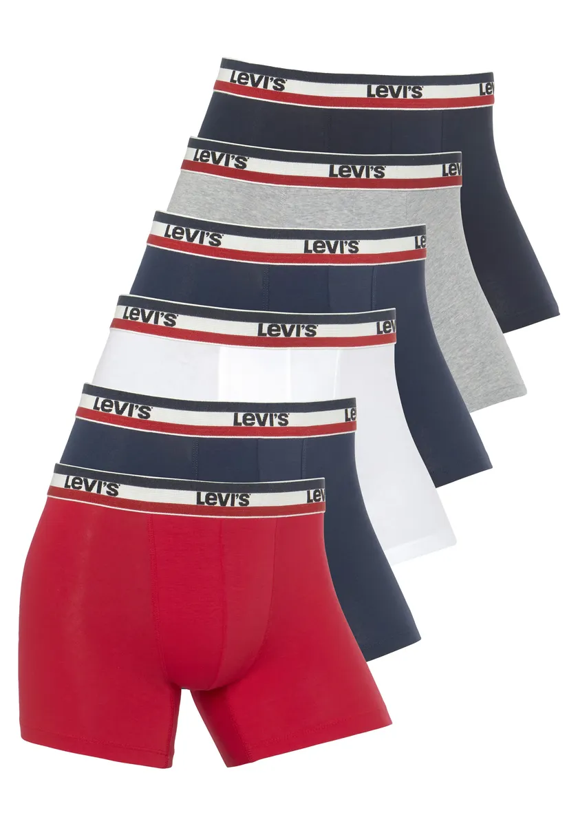Боксеры Levi's "Men Sportswear Logo Boxer" (6 шт. в упаковке), с поясом с логотипом, цвет Bunt
Боксеры Levi's "Men Sportswear Logo Boxer" (6 шт. в упаковке), с поясом с логотипом, цвет Bunt