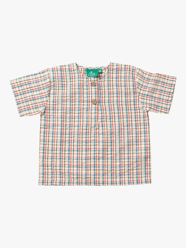 Топ хенли из чистого органического хлопка в детскую клетку seersucker Little Green Radicals, разноцветный
Топ хенли из чистого органического хлопка в детскую клетку seersucker Little Green Radicals, разноцветный