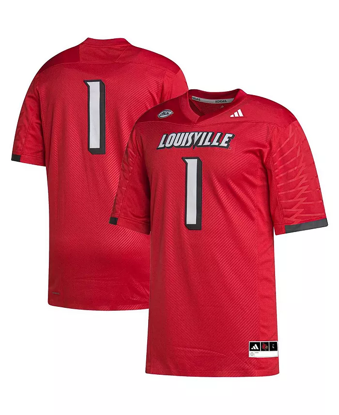 Мужская футбольная джерси #1 Cardinal Louisville Cardinals Premier adidas
Мужская футбольная джерси #1 Cardinal Louisville Cardinals Premier adidas