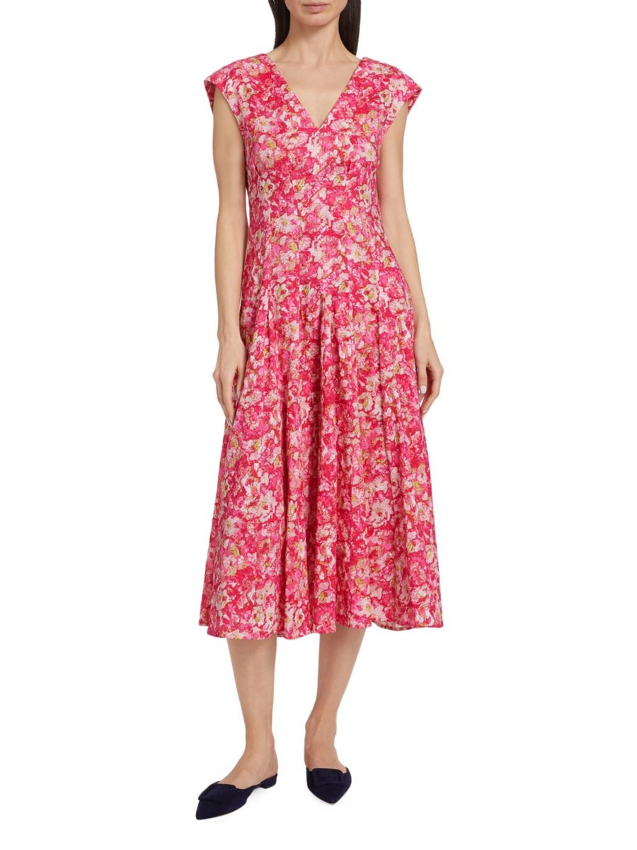 Платье-миди из хлопка с принтом Элла Derek Lam 10 Crosby, цвет Vermillion
Платье-миди из хлопка с принтом Элла Derek Lam 10 Crosby, цвет Vermillion