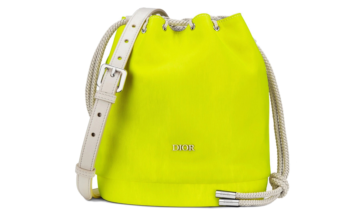 DIOR Миниатюрная холщовая сумка через плечо мужская флуоресцентно-желтая
DIOR Миниатюрная холщовая сумка через плечо мужская флуоресцентно-желтая