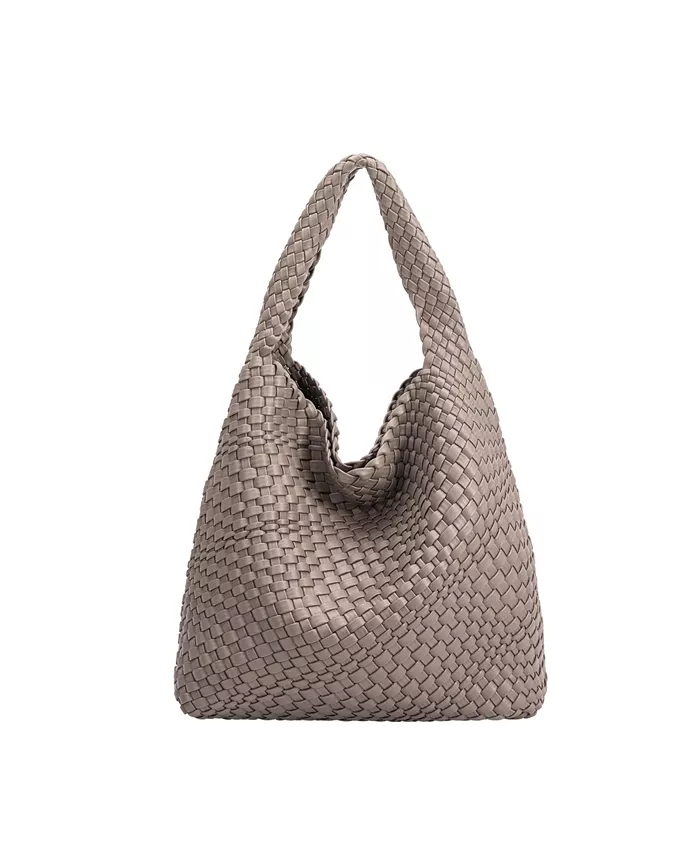 Сумка Johanna через плечо большого размера Melie Bianco, серый 
Сумка Johanna через плечо большого размера Melie Bianco, серый