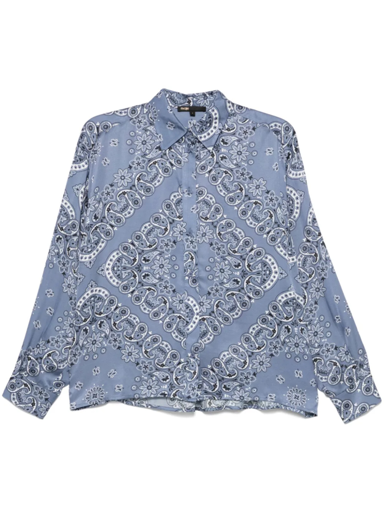 Maje рубашка с цветочным принтом, синий
Maje рубашка с цветочным принтом, синий