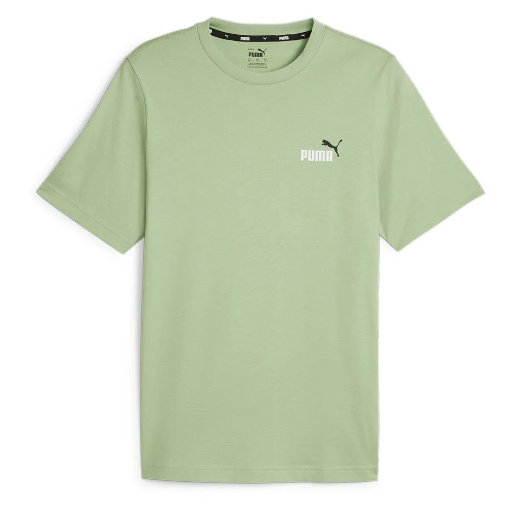 Футболка Puma Ess+ 2 Col Small Logo, зеленый 
Футболка Puma Ess+ 2 Col Small Logo, зеленый