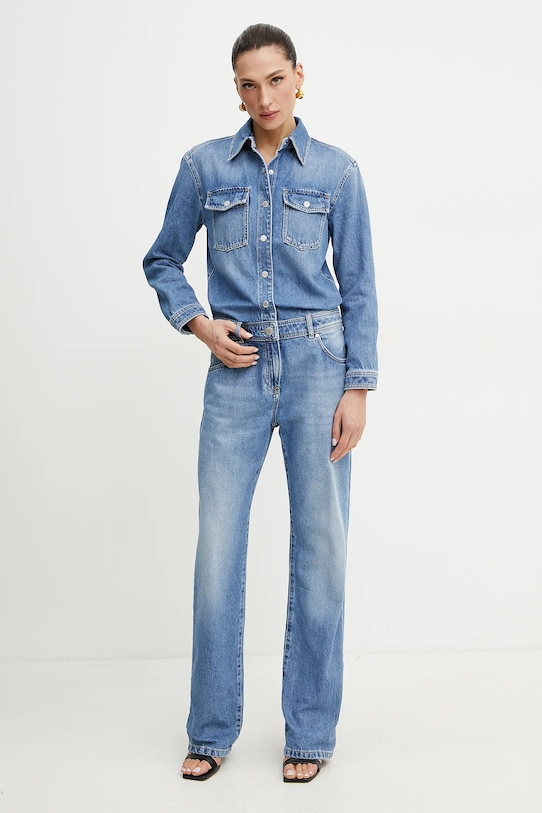 Джинсовый комбинезон Pinko, синий 
Джинсовый комбинезон Pinko, синий