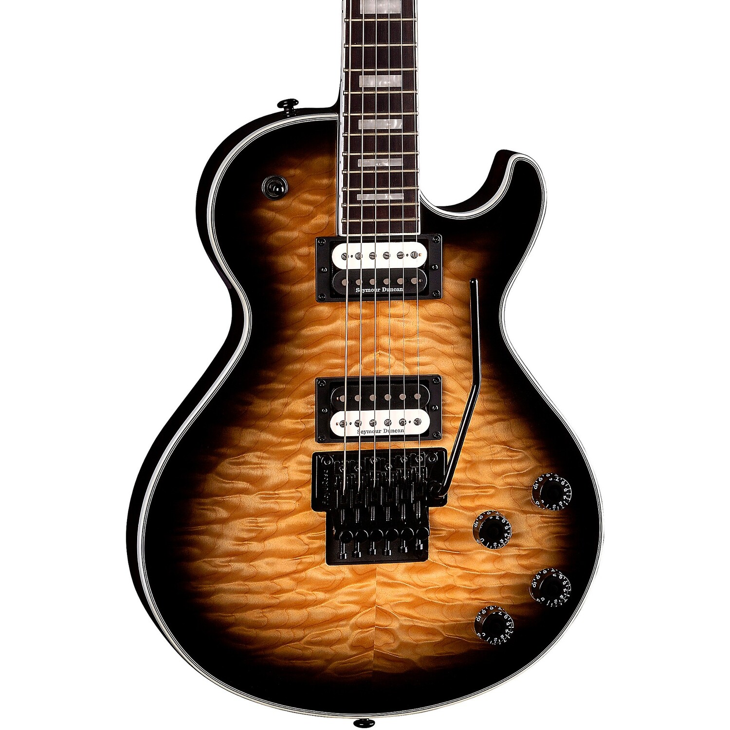 Стеганый топ Dean Thoroughbred Select с электрогитарой Floyd Natural Black Burst
Стеганый топ Dean Thoroughbred Select с электрогитарой Floyd Natural Black Burst