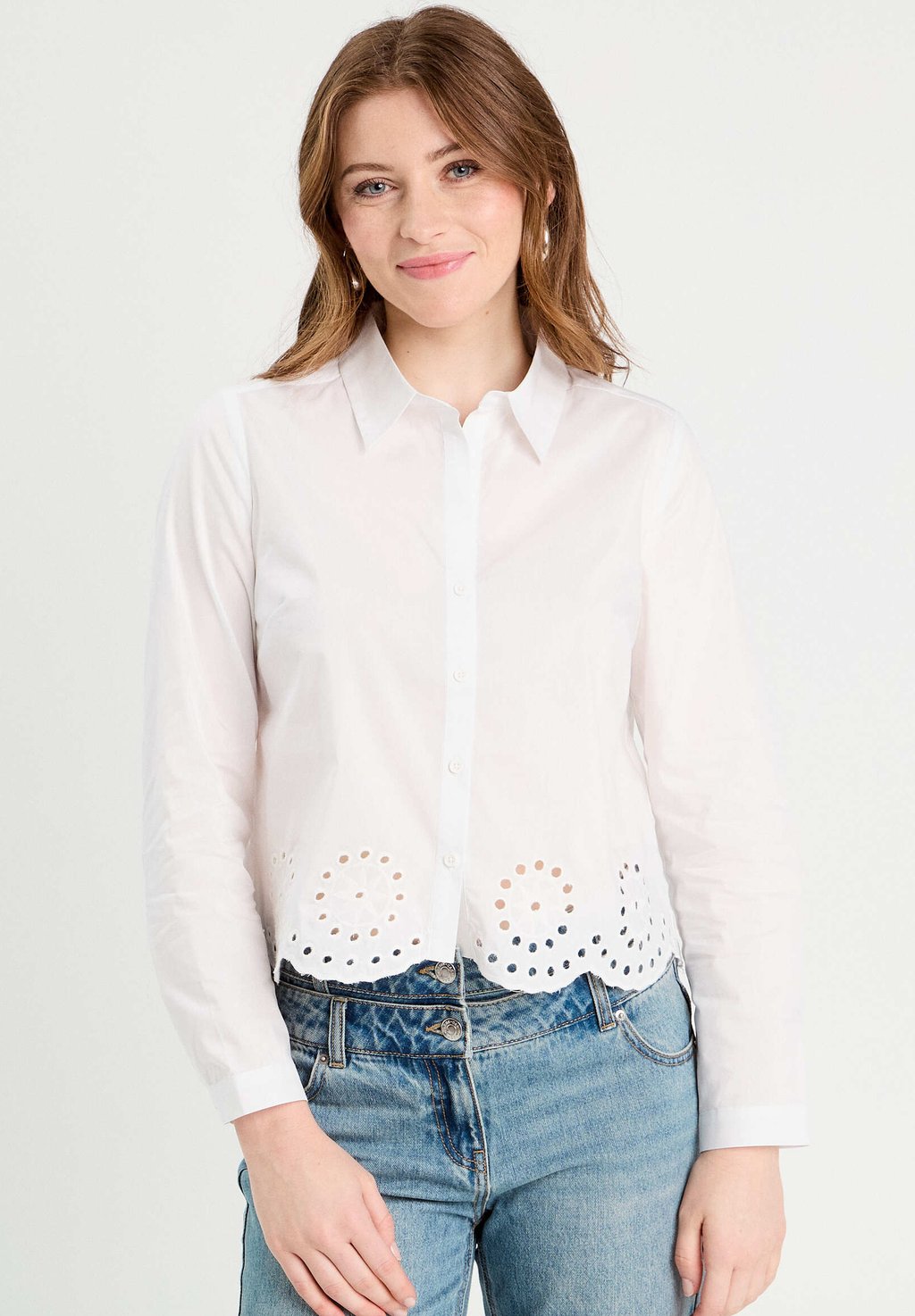 Блузка на пуговицах Cache Cache, молочный
Блузка на пуговицах Cache Cache, молочный
