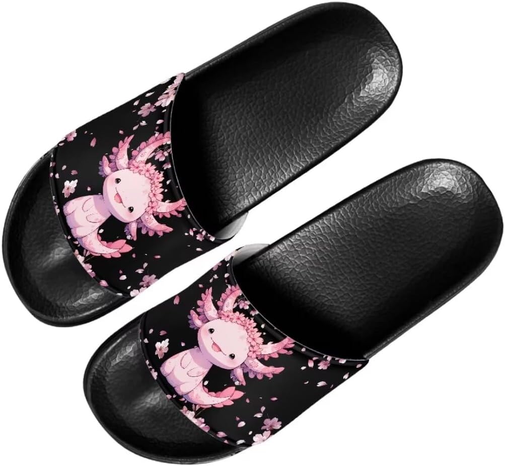 Унисекс тапочки для душа Mumeson с открытым носком, нескользящие, плоские, домашние, для женщин и мужчин, размеры США 5-11, Axolotl-3
Унисекс тапочки для душа Mumeson с открытым носком, нескользящие, плоские, домашние, для женщин и мужчин, размеры США 5-11, Axolotl-3