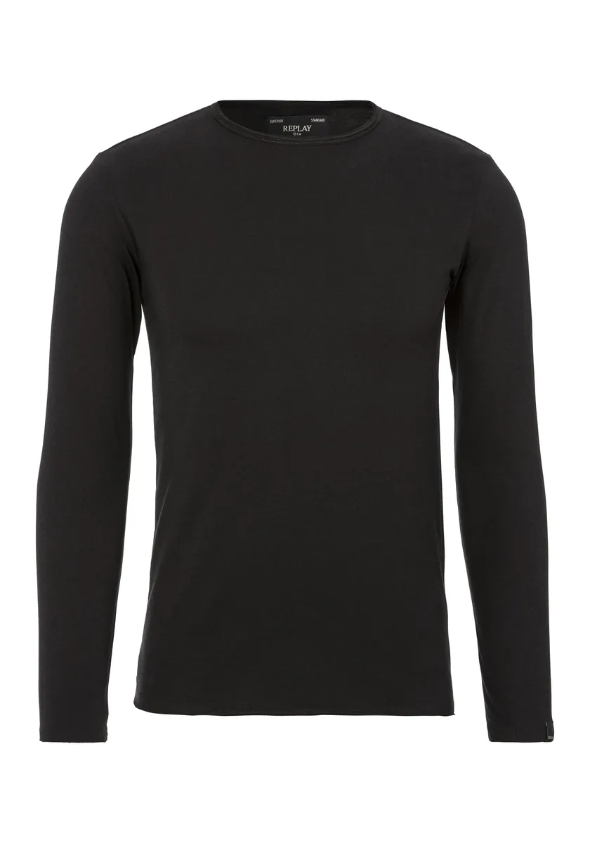Рубашка Replay с длинными рукавами, черный
Рубашка Replay с длинными рукавами, черный