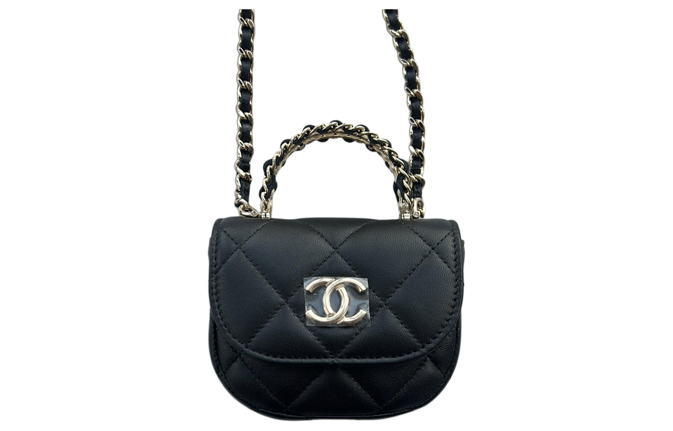 Кожаная наплечная сумка, миниатюрная сумка через плечо, женская сумочка черного цвета CHANEL
Кожаная наплечная сумка, миниатюрная сумка через плечо, женская сумочка черного цвета CHANEL