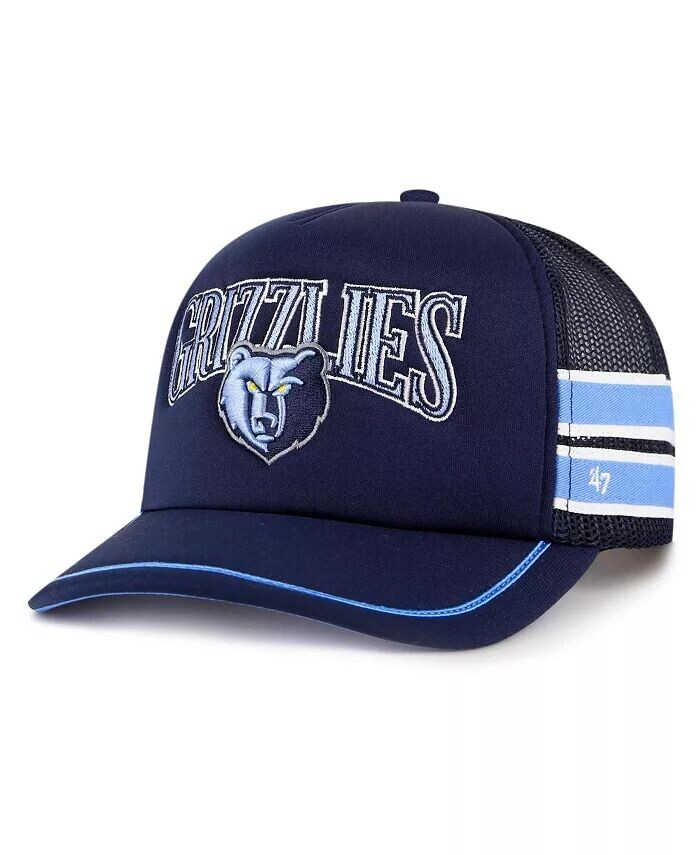 Мужская темно-синяя регулируемая шляпа Trucker в полоску Memphis Grizzlies Sidebrand Stripes '47 Brand, синий
Мужская темно-синяя регулируемая шляпа Trucker в полоску Memphis Grizzlies Sidebrand Stripes '47 Brand, синий