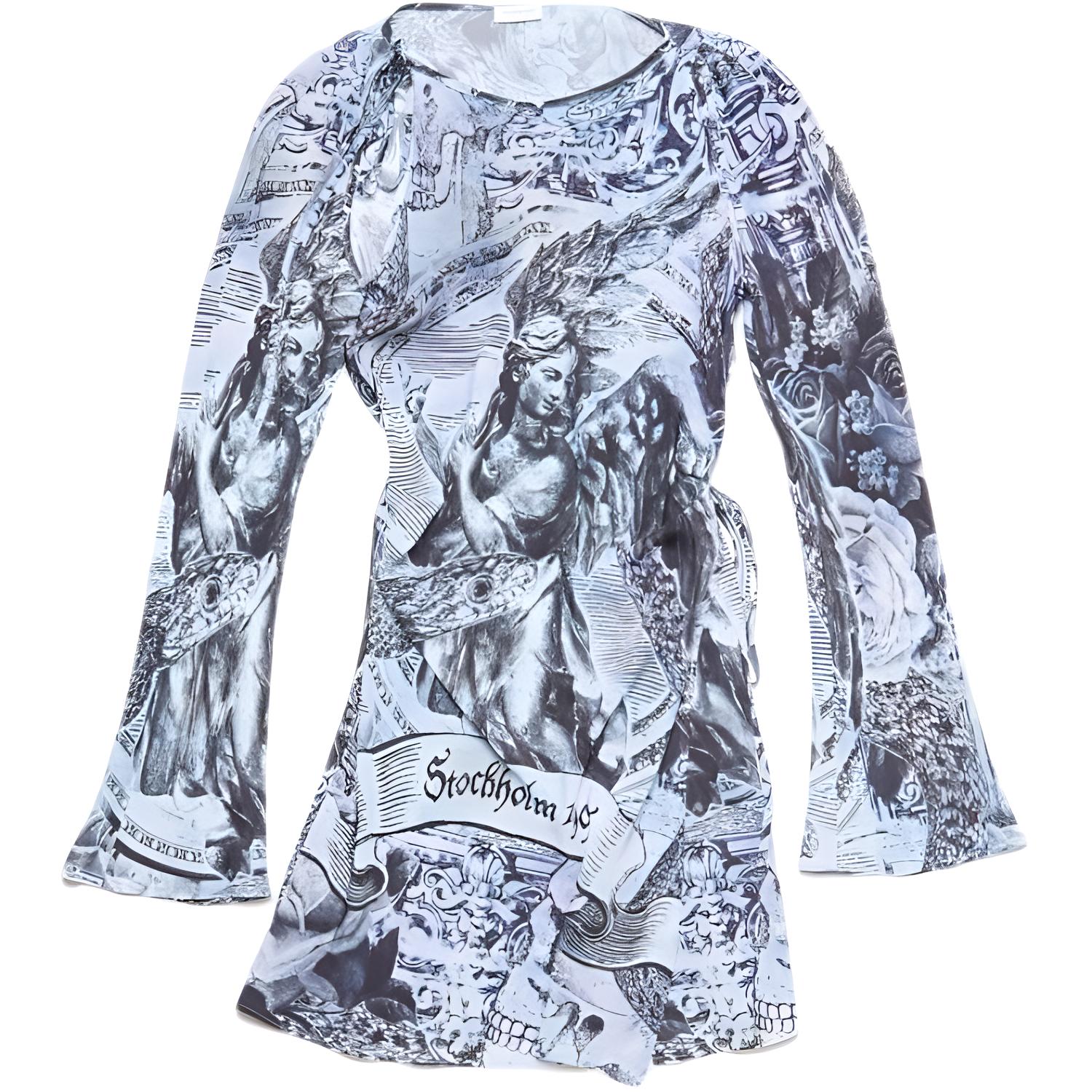 Печатное платье-футляр мини Acne Studios, серый
Печатное платье-футляр мини Acne Studios, серый