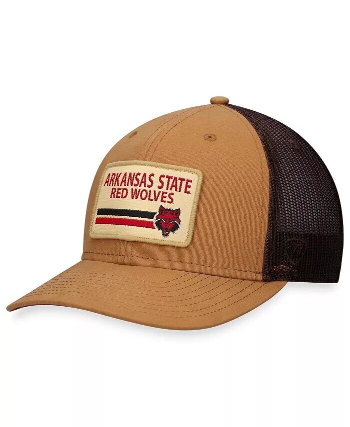 Мужская регулируемая кепка цвета хаки Arkansas State Red Wolves Strive Trucker Top Of The World, бежевый
Мужская регулируемая кепка цвета хаки Arkansas State Red Wolves Strive Trucker Top Of The World, бежевый