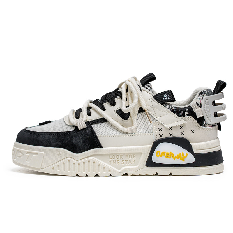 Boogie Bear Амортизирующие нескользящие износостойкие поддерживающие сбалансированные низкие повседневные туфли мужские бежево-черные, цвет Beige Black 
Boogie Bear Амортизирующие нескользящие износостойкие поддерживающие сбалансированные низкие повседневные туфли мужские бежево-черные, цвет Beige Black