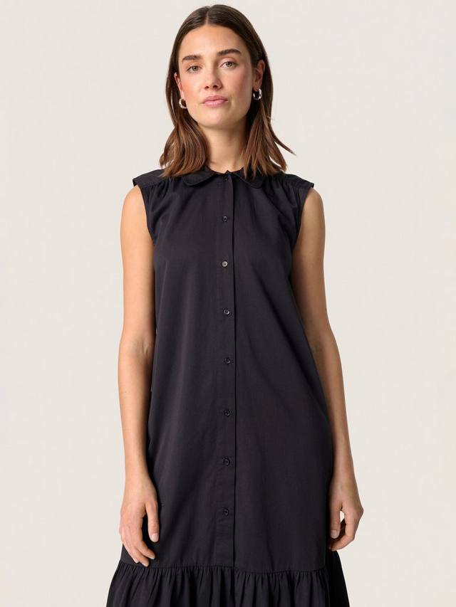 Бессрочное хлопковое миди-платье-рубашка от Bamone Soaked In Luxury, Black
Бессрочное хлопковое миди-платье-рубашка от Bamone Soaked In Luxury, Black