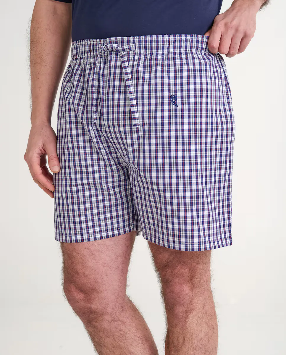 Мужские короткие пижамные штаны из синей ткани El Búho Nocturno, синий
Мужские короткие пижамные штаны из синей ткани El Búho Nocturno, синий