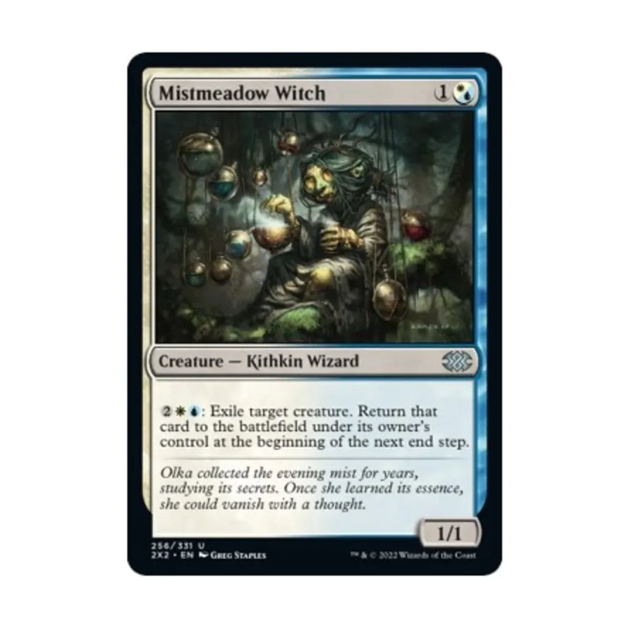 CCG Ведьма Туманного Луга (U), MTG - Double Masters 2022
CCG Ведьма Туманного Луга (U), MTG - Double Masters 2022