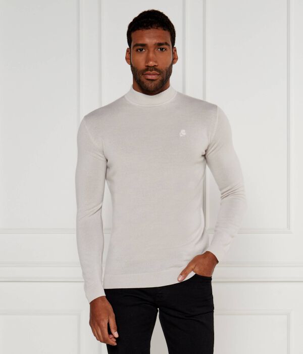 Водолазка мужская Karl Lagerfeld из мериносовой шерсти, экрю
Водолазка мужская Karl Lagerfeld из мериносовой шерсти, экрю