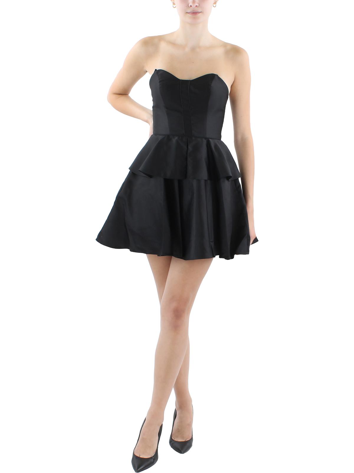 Платье Juniors Womens из полиэстера с оборками и расклешенным кроем Blondie Nites, черный
Платье Juniors Womens из полиэстера с оборками и расклешенным кроем Blondie Nites, черный