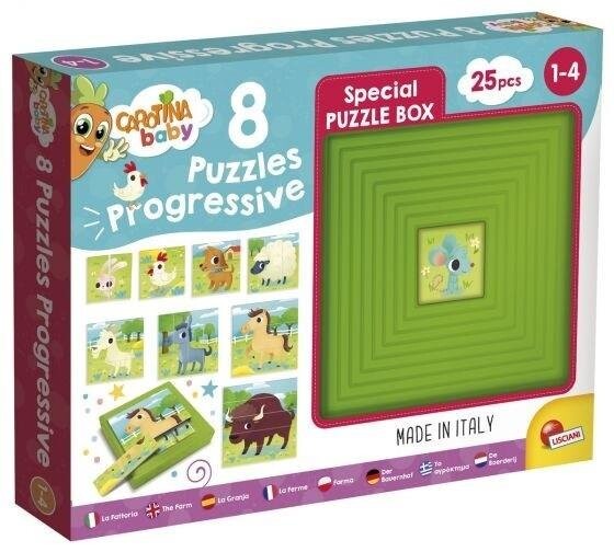 Lisciani, Carotina Baby Puzzle Progressive 8 Farm, 25 шт.
Lisciani, Carotina Baby Puzzle Progressive 8 Farm, 25 шт.