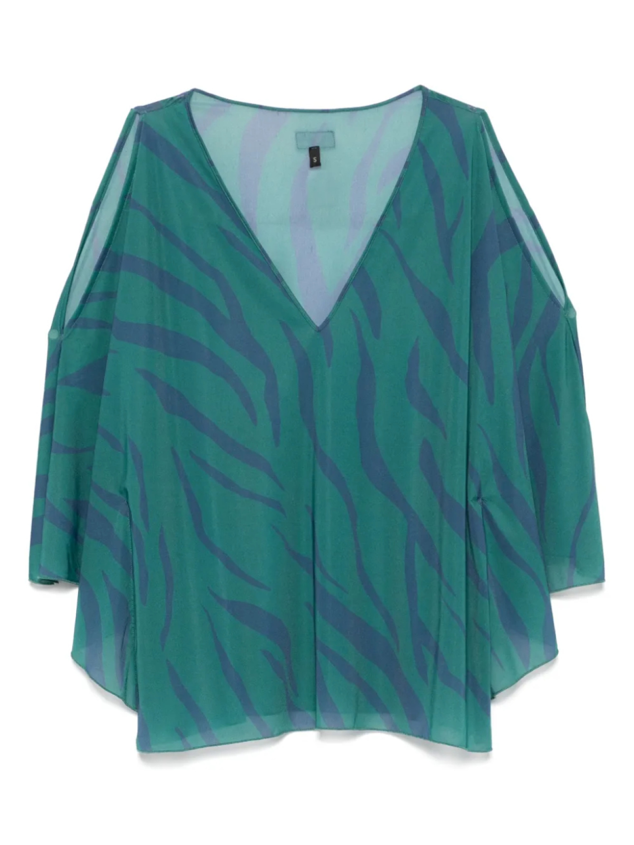 Топ с принтом Fisico, зеленый 
Топ с принтом Fisico, зеленый