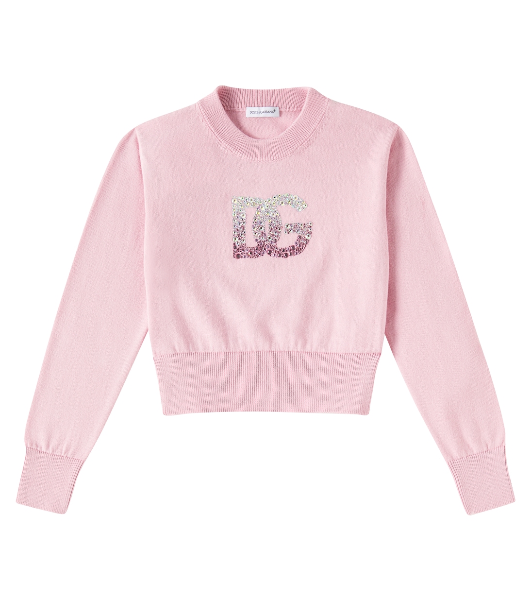 Хлопковый свитер с логотипом Dolce&Gabbana Kids, Rosa Polvere Scuro
Хлопковый свитер с логотипом Dolce&Gabbana Kids, Rosa Polvere Scuro