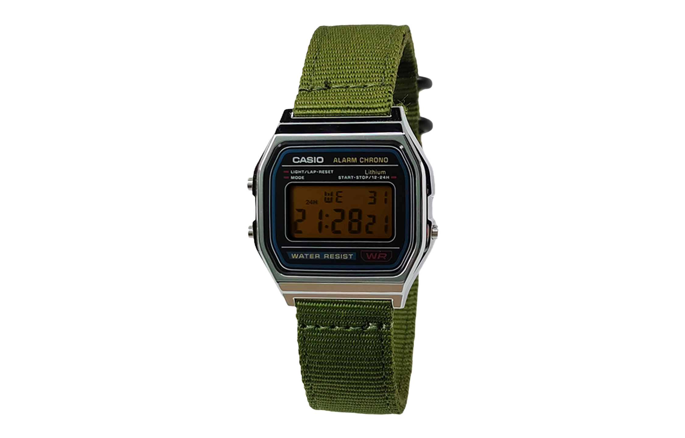CASIO Мужские часы Retrofit Series с кварцевым механизмом и нейлоновым ремешком, черный циферблат
CASIO Мужские часы Retrofit Series с кварцевым механизмом и нейлоновым ремешком, черный циферблат