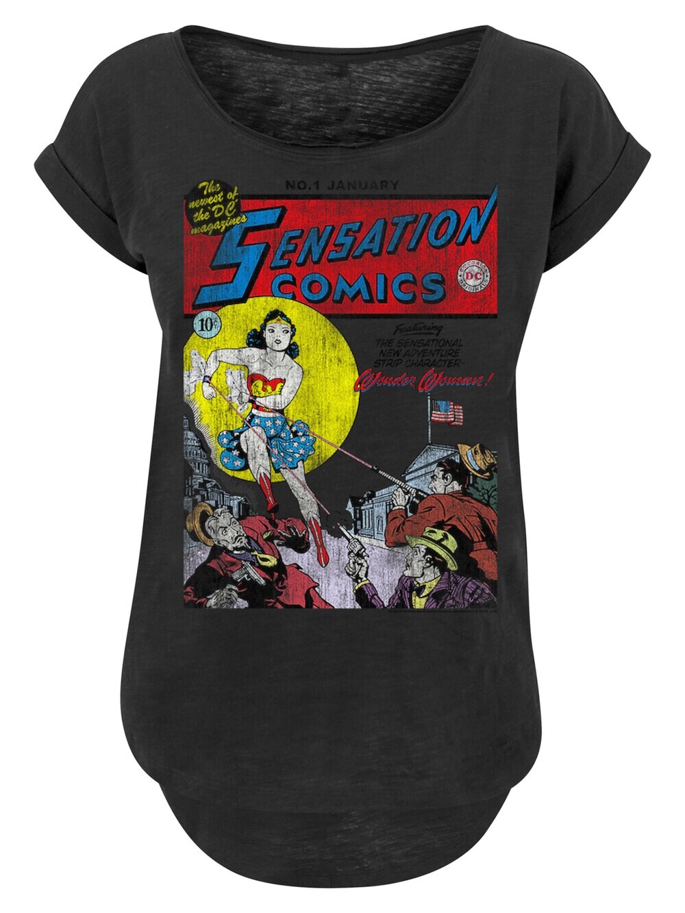 Рубашка F4NT4STIC DC Comics Wonder Woman Sensation Comics Issue 1 Cover, черный
Рубашка F4NT4STIC DC Comics Wonder Woman Sensation Comics Issue 1 Cover, черный