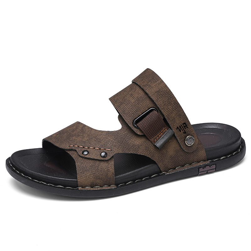 NANJIREN Мужские пляжные сандалии коричневые, цвет Brown
NANJIREN Мужские пляжные сандалии коричневые, цвет Brown